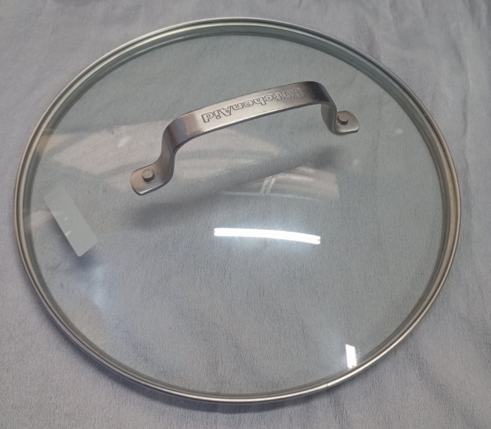 KitchenAid Glass Stainless Steel Lid for stock pot sauce pan skillet 9 1/2"